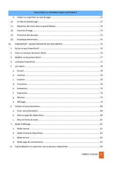 Initiation à l'informatique et Internet