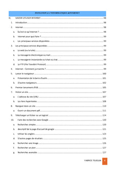 Initiation à l'informatique et Internet
