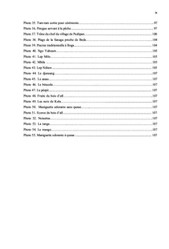Essai d'identification et d'évaluation