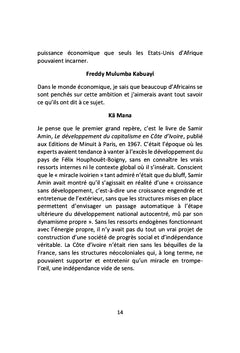 Pour la nouvelle indépendance de l'Afrique