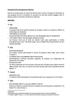 La Censure dans le Théâtre au Moyen-Orient