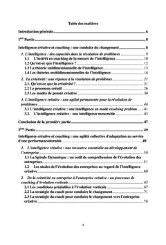Intelligence créative et coaching: