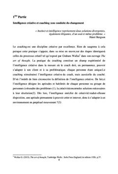 Intelligence créative et coaching: