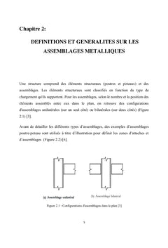 Modélisation Numérique des Structures Métallique à Noeuds Semi-Rigides