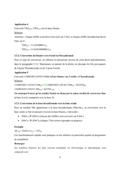 Avec exercices d'applications