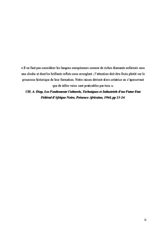Problématique du développement dans le contexte plurilingue africain