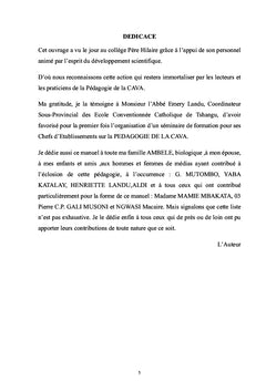 La pédagogie de la CAVA