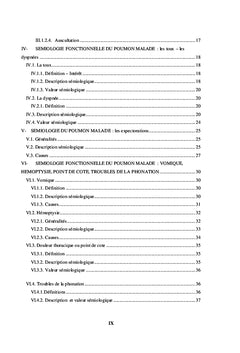Semiologie medicale de l'appareil respiratoire tome 1