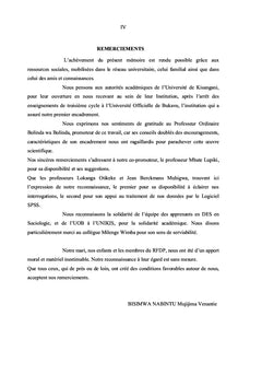 Analyse actions collectives femmes de Bukavu