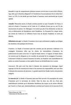 La fraude à l'assurance