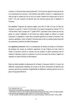 La fraude à l'assurance