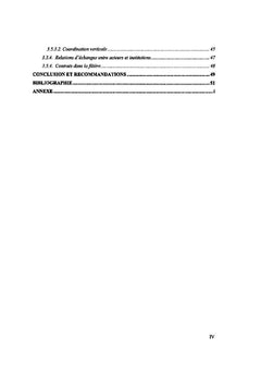 Etude economique et institutionnelle de la filiere tamarin au Burkina
