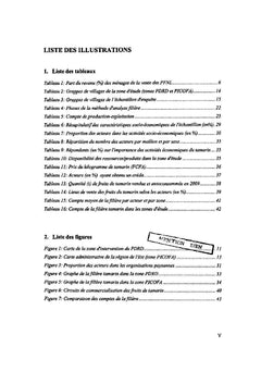 Etude economique et institutionnelle de la filiere tamarin au Burkina