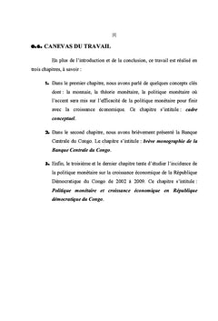 Politique monétaire et croissance économique en R.D.Congo