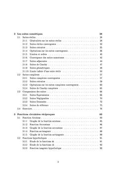 Première année licence en mathématique