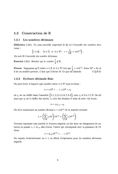 Première année licence en mathématique