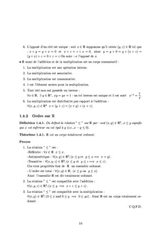 Première année licence en mathématique
