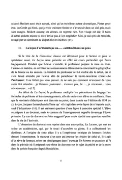 La Leçon de Ionesco - satire hilarante de l'enseignement