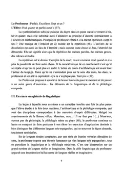 La Leçon de Ionesco - satire hilarante de l'enseignement