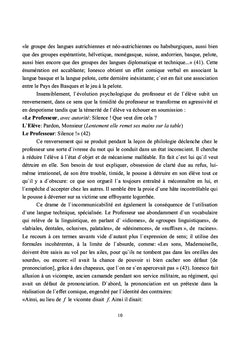 La Leçon de Ionesco - satire hilarante de l'enseignement