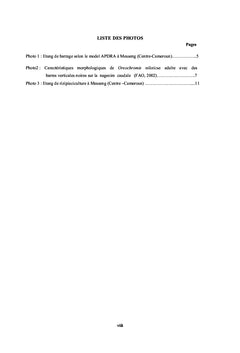 Intensification écologique de la pisciculture extensive au Cameroun