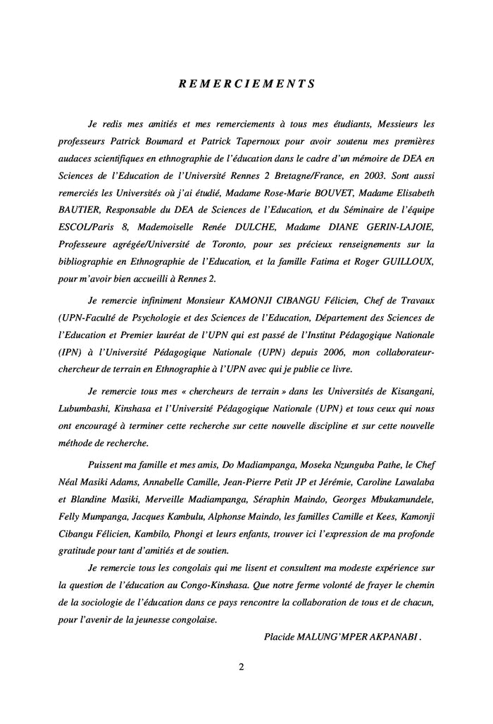 L'ethnographie de l'education: pertinence epistemologique et methodologique