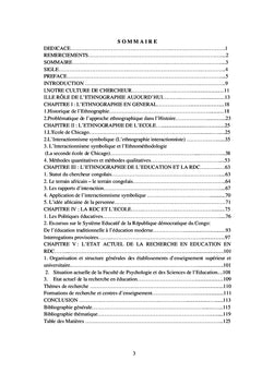L'ethnographie de l'education: pertinence epistemologique et methodologique