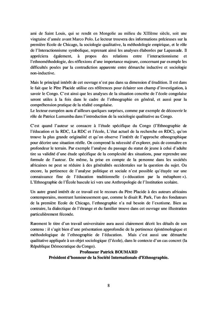 L'ethnographie de l'education: pertinence epistemologique et methodologique