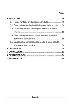 Utilisation du soja, de la patate douce à peau blanche et à chair jaune et du Moringa