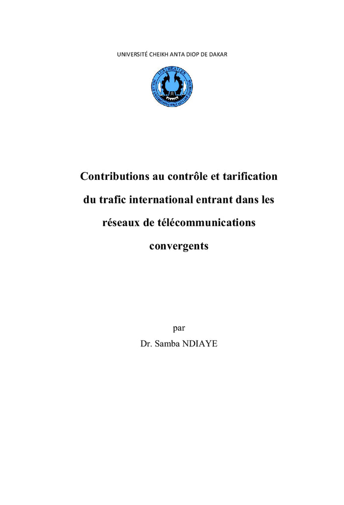Contrôle et tarification du trafic international entrant
