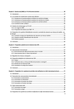 Contrôle et tarification du trafic international entrant
