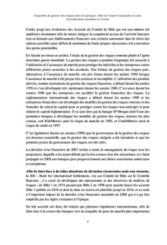 Les dispositifs de gestion des risques dans les banques en Tunisie