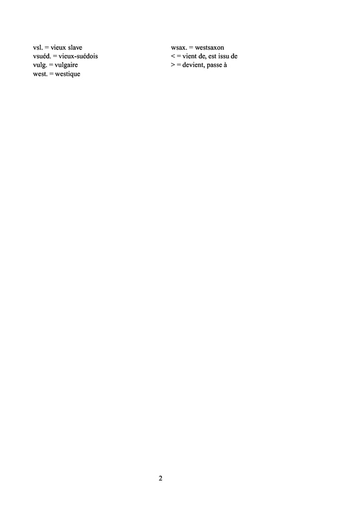 Linguistique comparee des langues germaniques