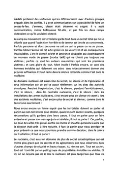 Industrie de l'Uranium et ses consequences nefastes