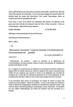 Industrie de l'Uranium et ses consequences nefastes