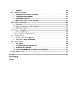 IRM et pathologie du corps calleux: revue iconographique