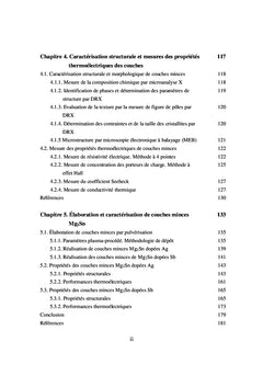 Matériaux thermoélectriques: couches minces de Mg2Si Mg2Sn