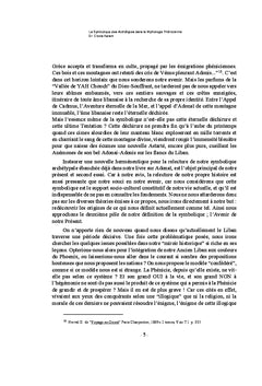 La symbolique des archétypes de la mythologie phénicienne