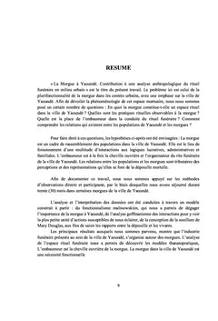 La Morgue a Yaounde