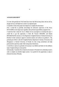 The Contribution of food security against malnutrition