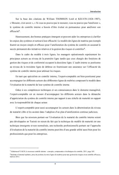 Amélioration de la maturité du contrôle interne