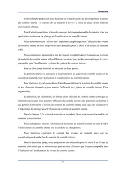 Amélioration de la maturité du contrôle interne