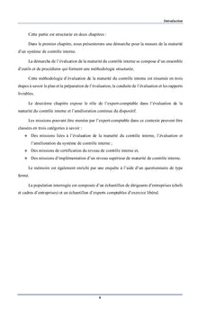 Amélioration de la maturité du contrôle interne