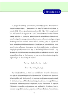 Géométrie sous riemannienne sur le groupe d'Heisenberg