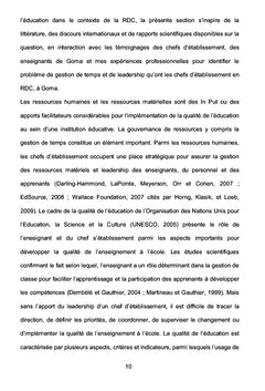 Gestion du temps des chefs d'établissements et leadership