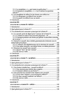 La syntaxe des dix formes verbales de l'arabe classique