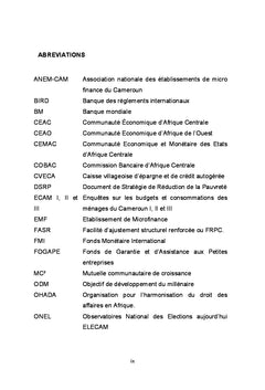 Institution financières et réduction de la pauvreté