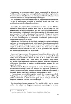 Le Droit Public Des Affaires en Chine