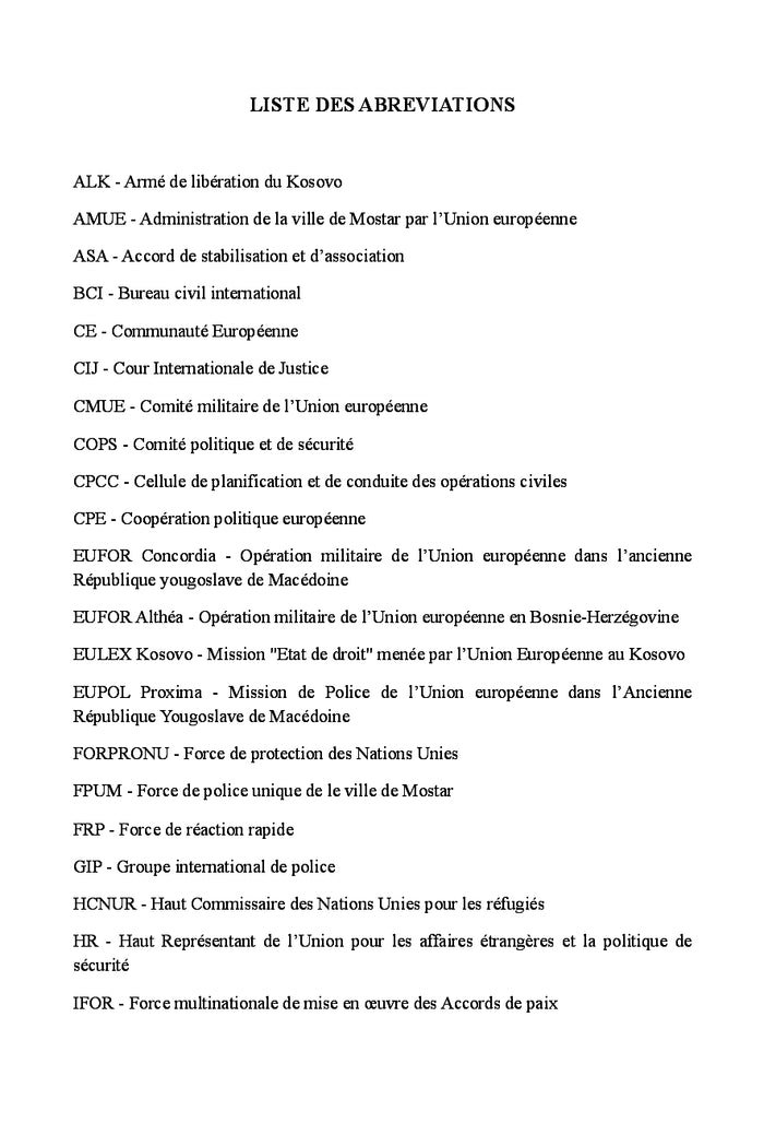 L'Union européenne, médiateur de paix dans les Balkans occidentaux