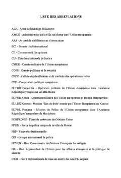L'Union européenne, médiateur de paix dans les Balkans occidentaux